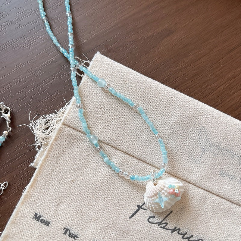 Necklace with Glitter Fish Tail Bowlift