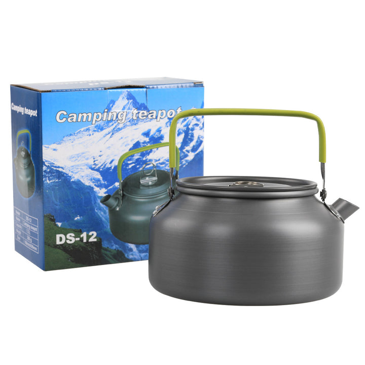 lightweight portable camping kettle with foldable silicone-grip handle and compact storage Bowlift