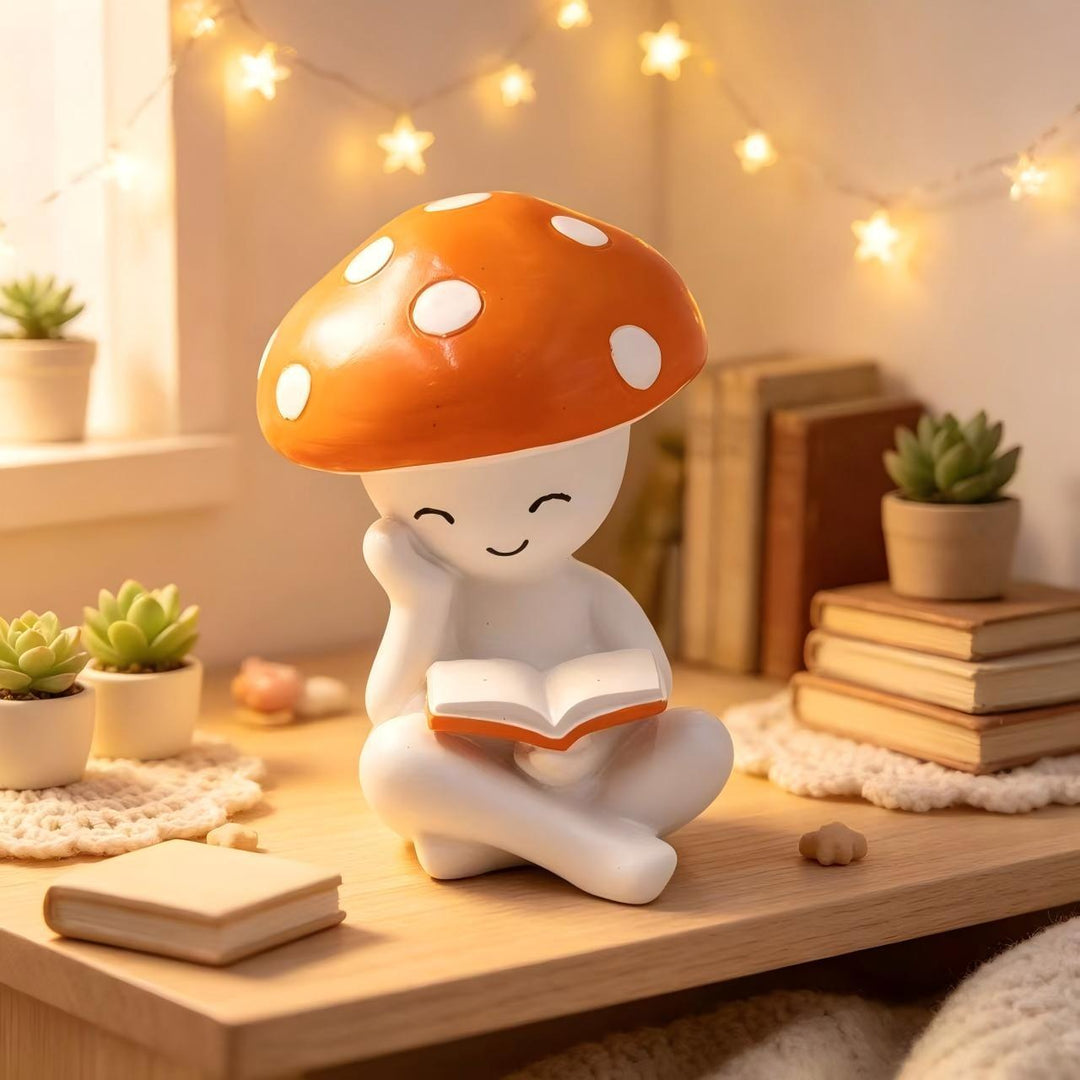Decorative Mushroom Figure Bowlift