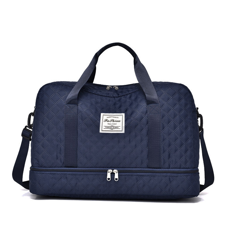 Quilted Travel Duffel Bag Bowlift