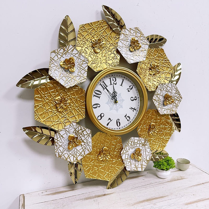 Decorative Floral Wall Clock Bowlift 1789208504