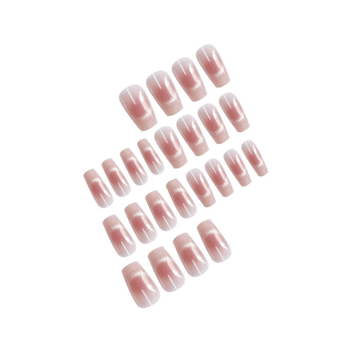 Elegant French Tip Nail Set Bowlift