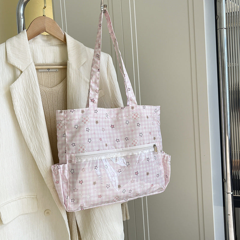 Illustrated Canvas Tote Bag Bowlift