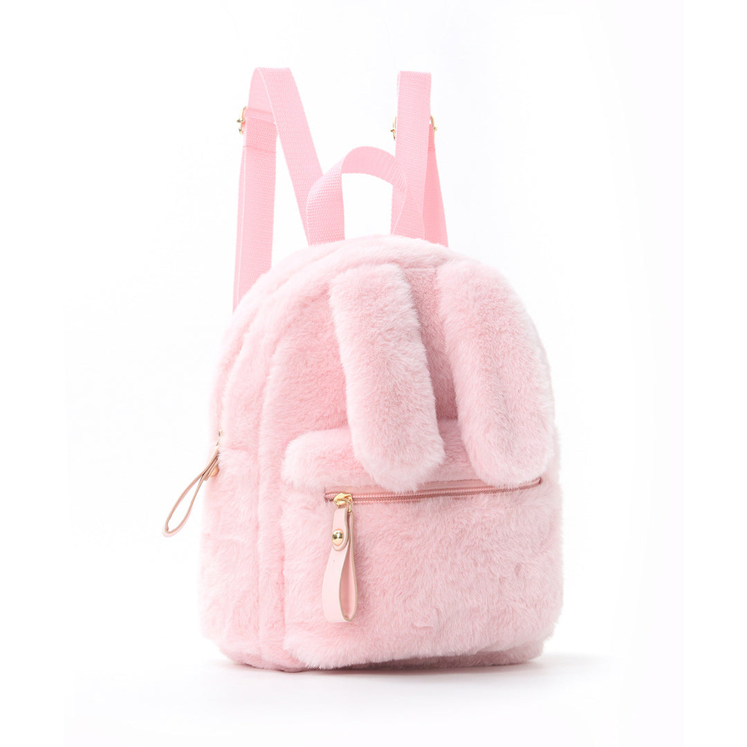 Plush backpack with ear design Bowlift