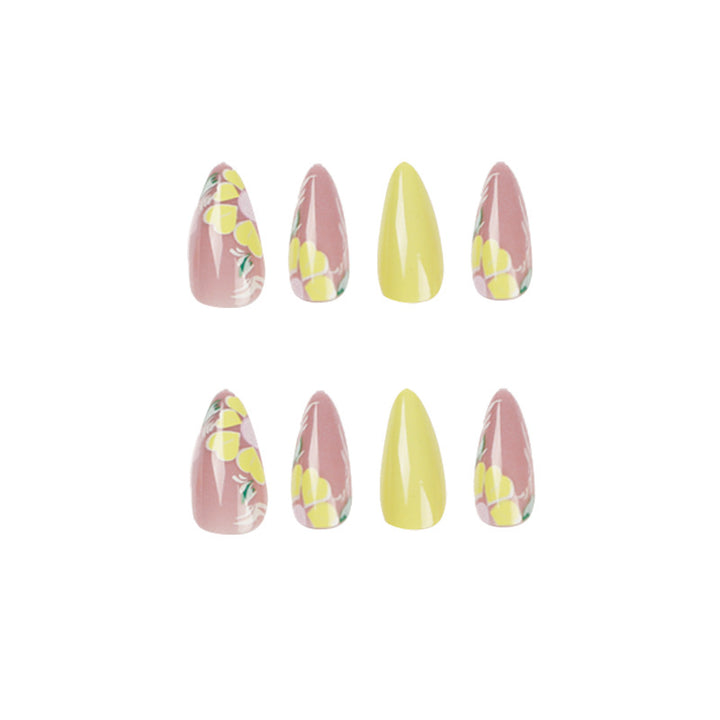Artful Nail Art with Floral Design Bowlift