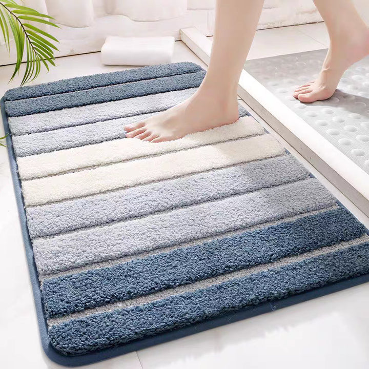 Absorbent Plush Bath Mat Bowlift