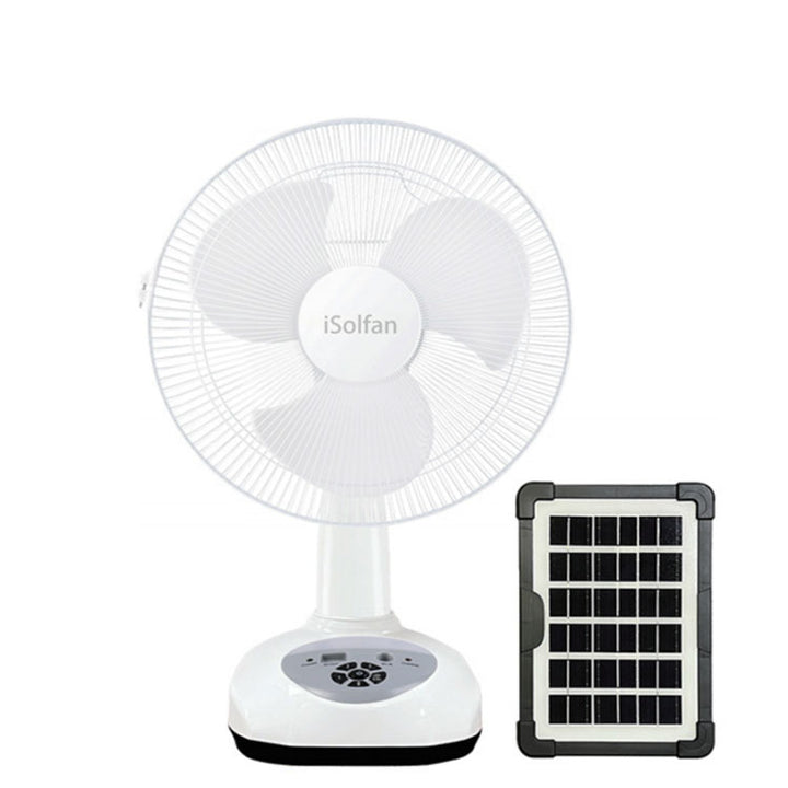 Women's portable solar stand fan with remote control and variable speed regulation Bowlift