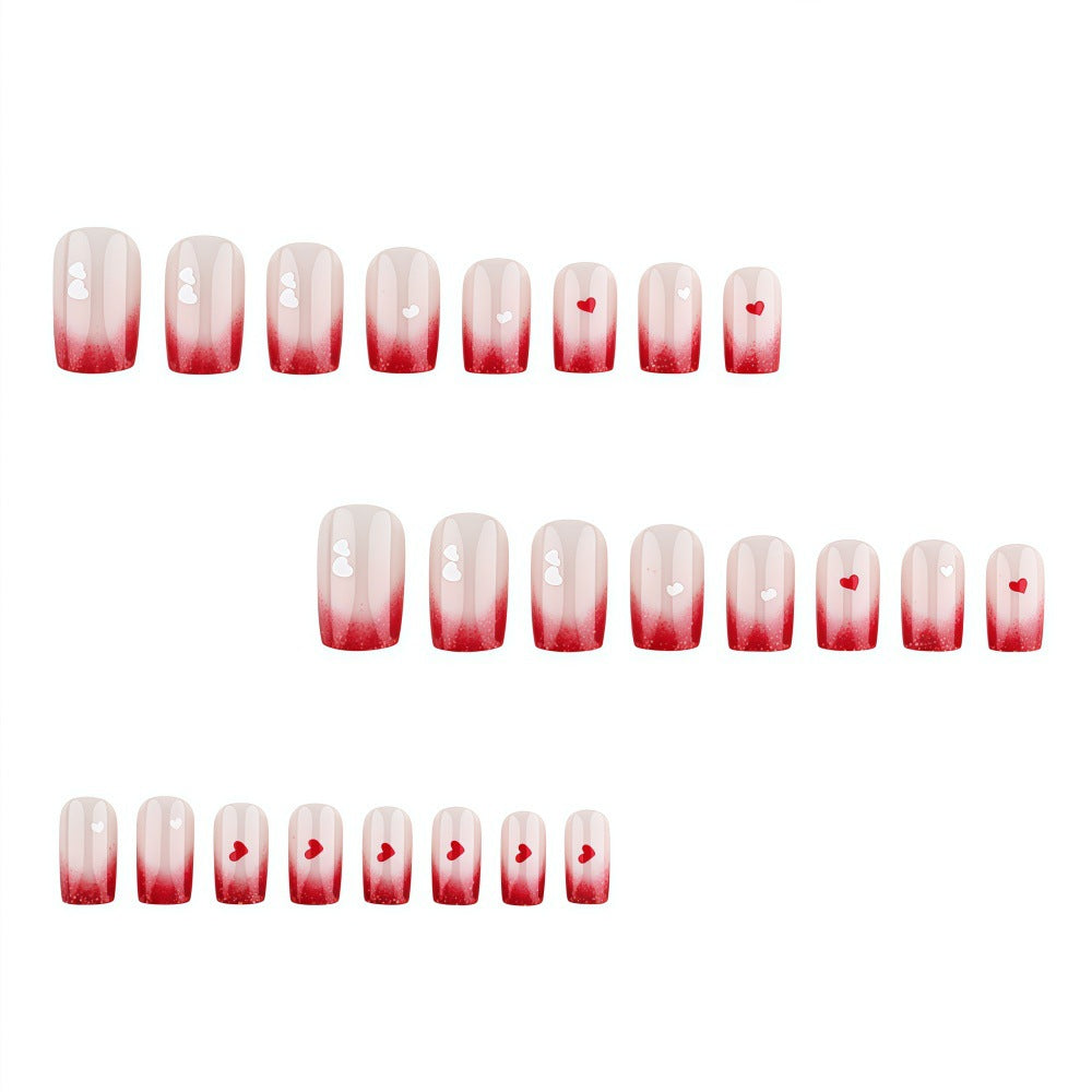 Romantic Nail Art with Heart Motifs Bowlift