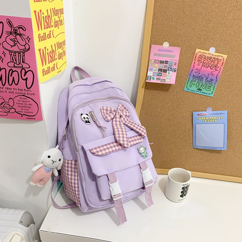 Cute Cartoon-Themed School Backpack Bowlift