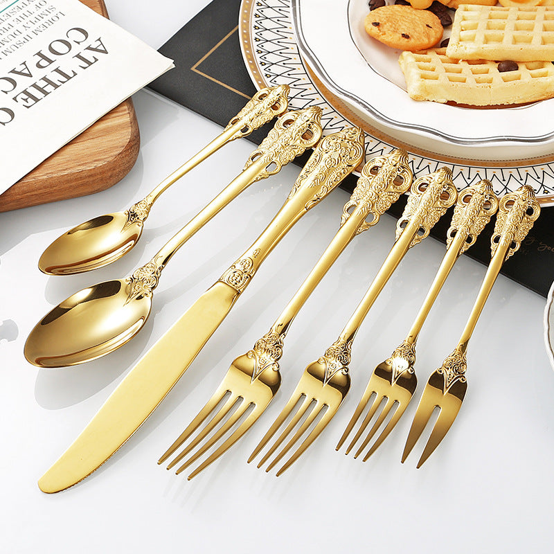 Elegant fish fork with artistic handle design Bowlift