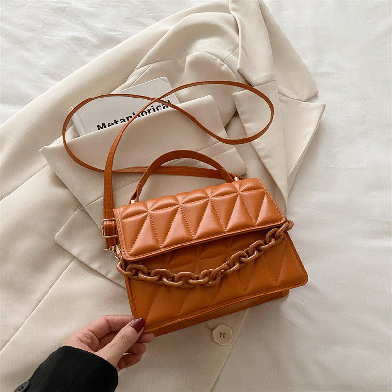 Quilted Mini Satchel Handbag Bowlift