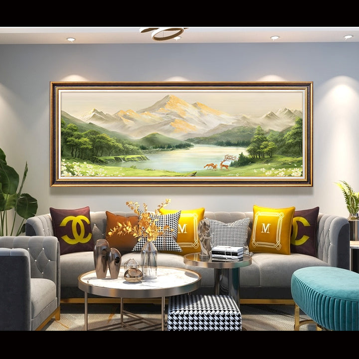 Scenic Mountain Landscape Wall Art