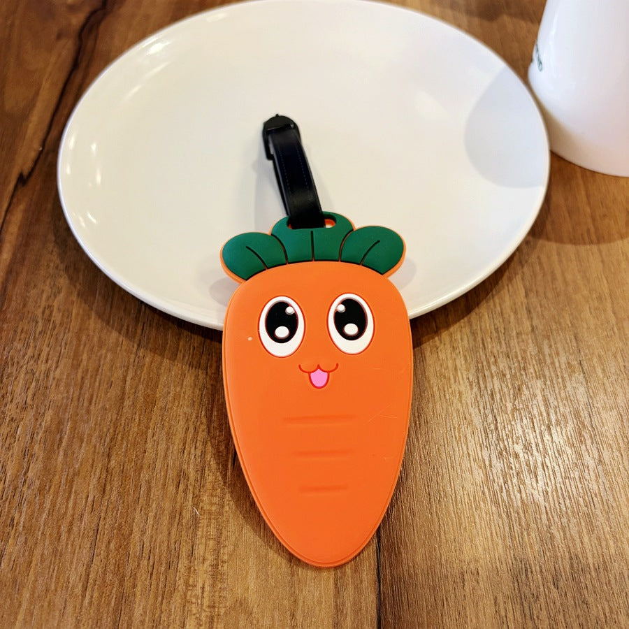 Fun Carrot Design Luggage Tag Bowlift