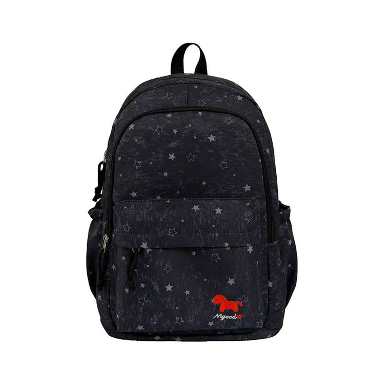 Star-Patterned Casual Backpack Bowlift