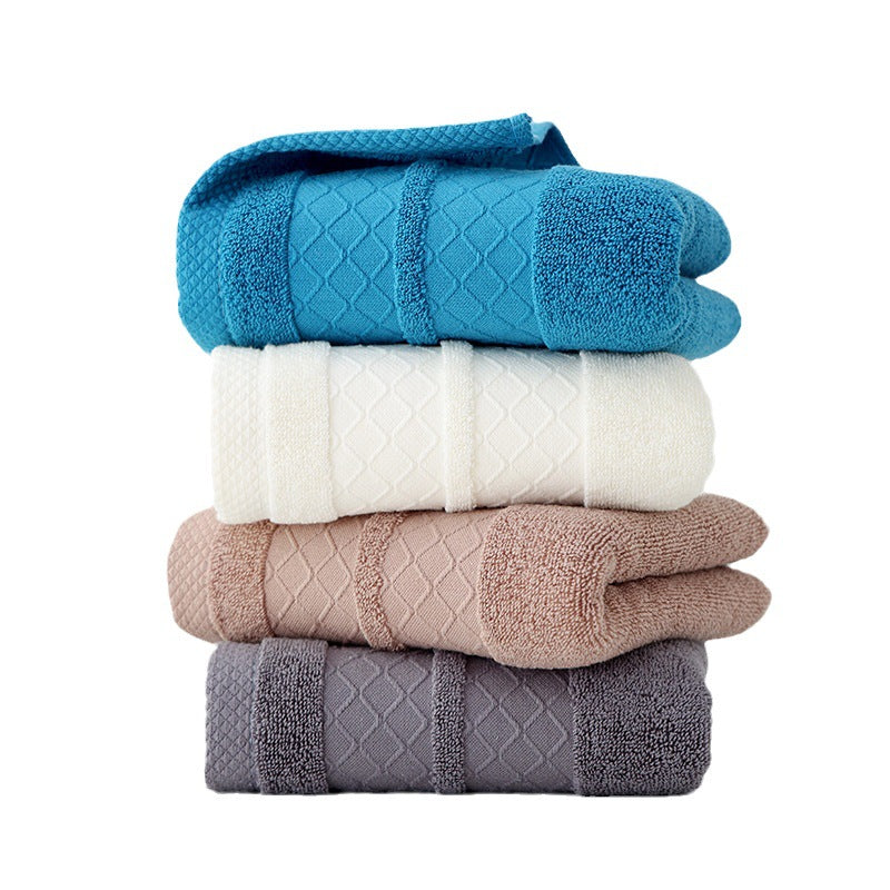 Elegant and Luxurious Terry Bath Towel with Fine Border Bowlift