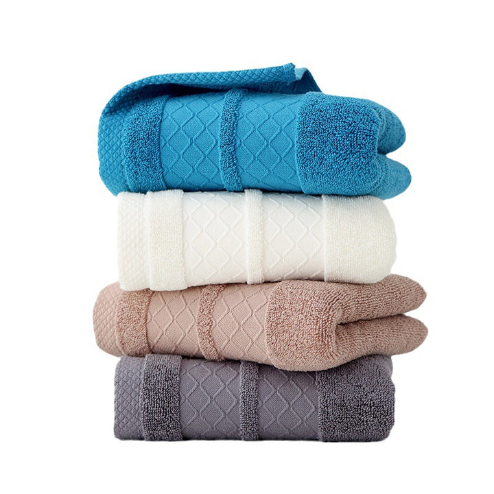 Elegant and Luxurious Terry Bath Towel with Fine Border Bowlift