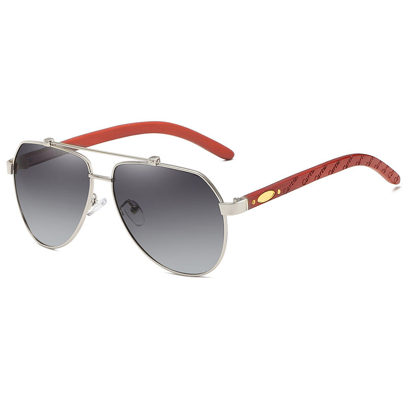 Women's pilot sunglasses with high-quality metal frame and flexible comfort temples Bowlift
