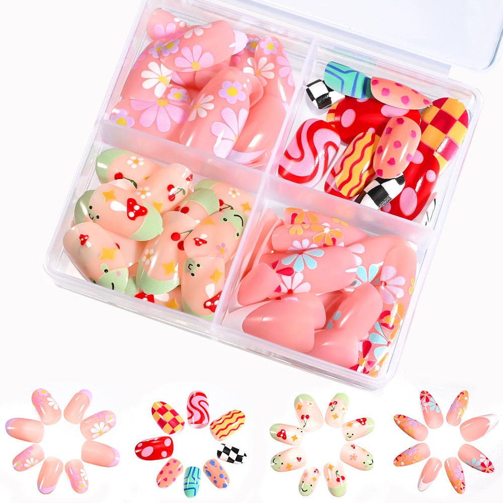 Artistic Themed Press-On Nail Collection Bowlift