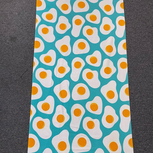 Beach towel with tropical flamingo design Bowlift