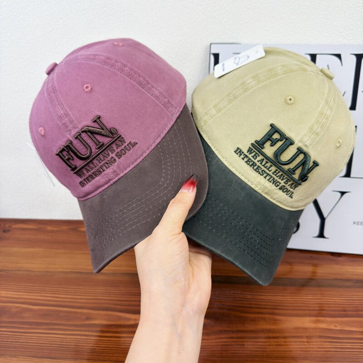 Women's Fun Embroidered Cap Bowlift