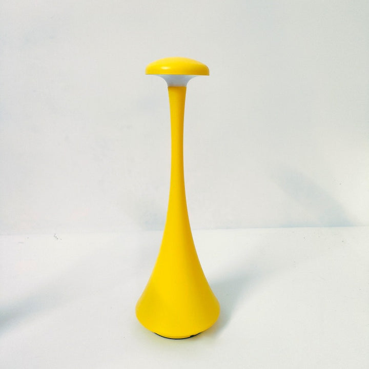 Compact rechargeable touch LED ambient desk lamp with flexible stem Bowlift