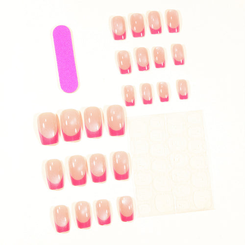 Stylish Acrylic French Tip Nail Art Bowlift