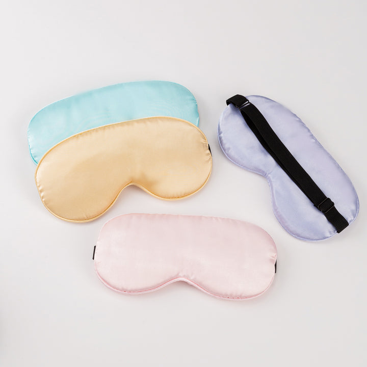 Unisex nan ergonomic sleep mask with adjustable elastic band and soft satin surface Bowlift