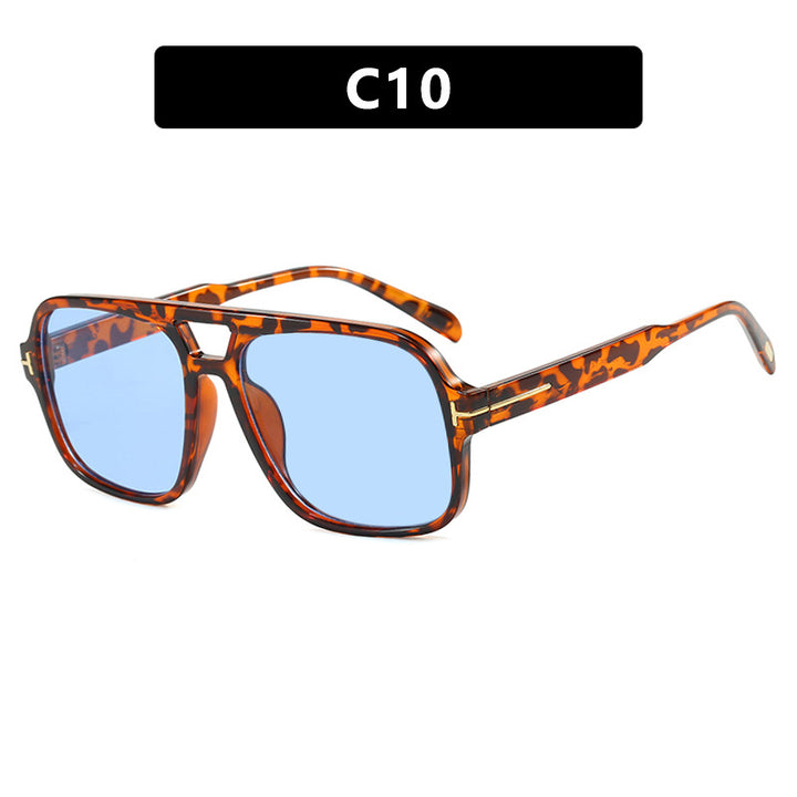 Women's trendy sunglasses with square frame and polarizing yellow lenses Bowlift