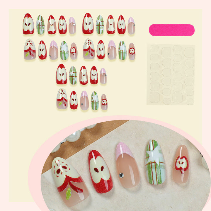 Whimsical Themed Press-On Nail Art Set Bowlift