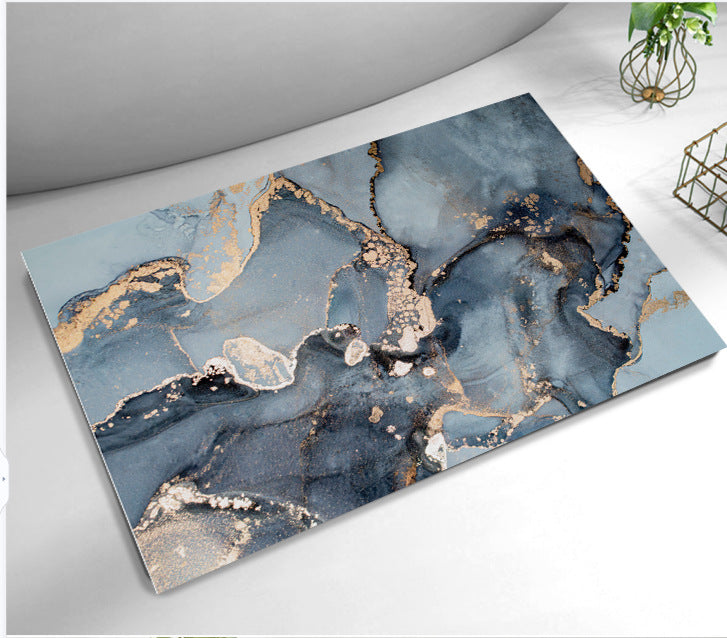 Luxurious Abstract Design Bath Mat Bowlift