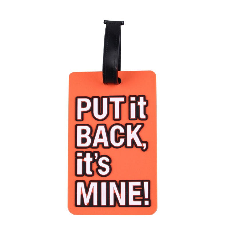 Fun Travel Luggage Tag Bowlift
