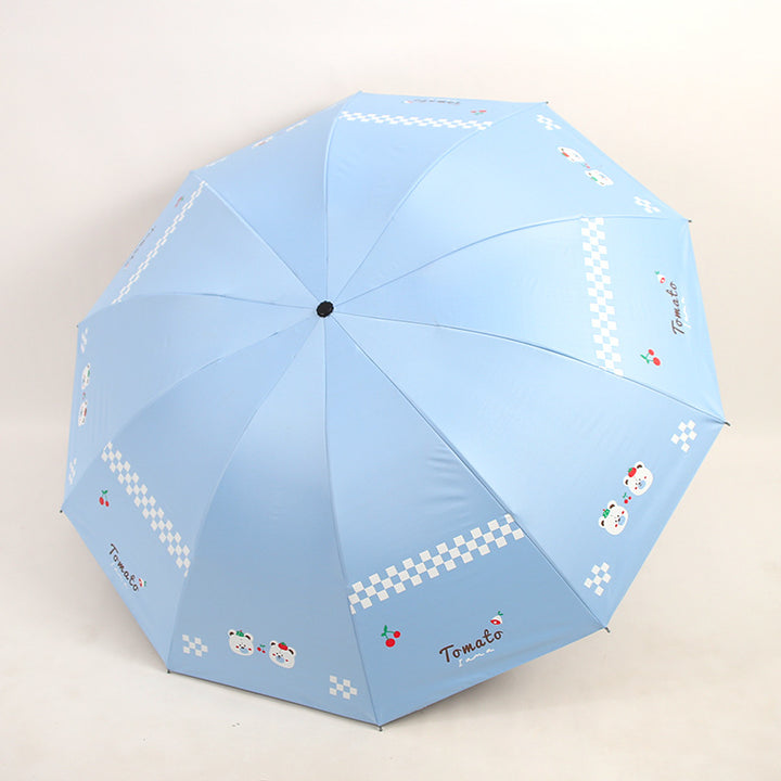 Women’s Folding Umbrella with Creative Animal Designs Bowlift
