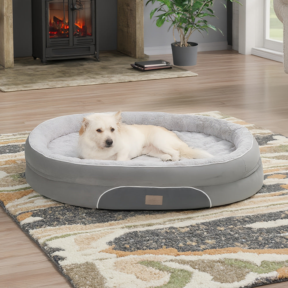 Round Ultra-Plush dog Mattress