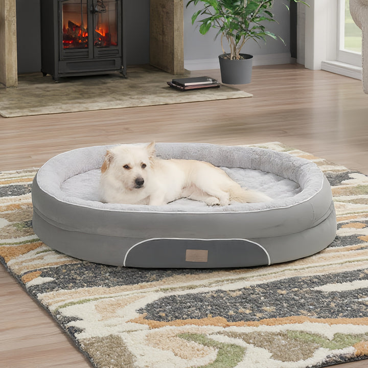 Round Ultra-Plush dog Mattress