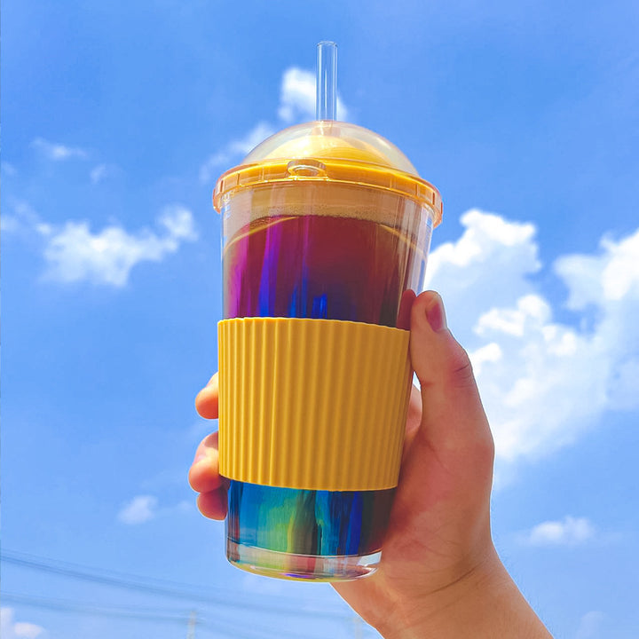 Women's creative and insulated reusable drinking cup with safety lid Bowlift