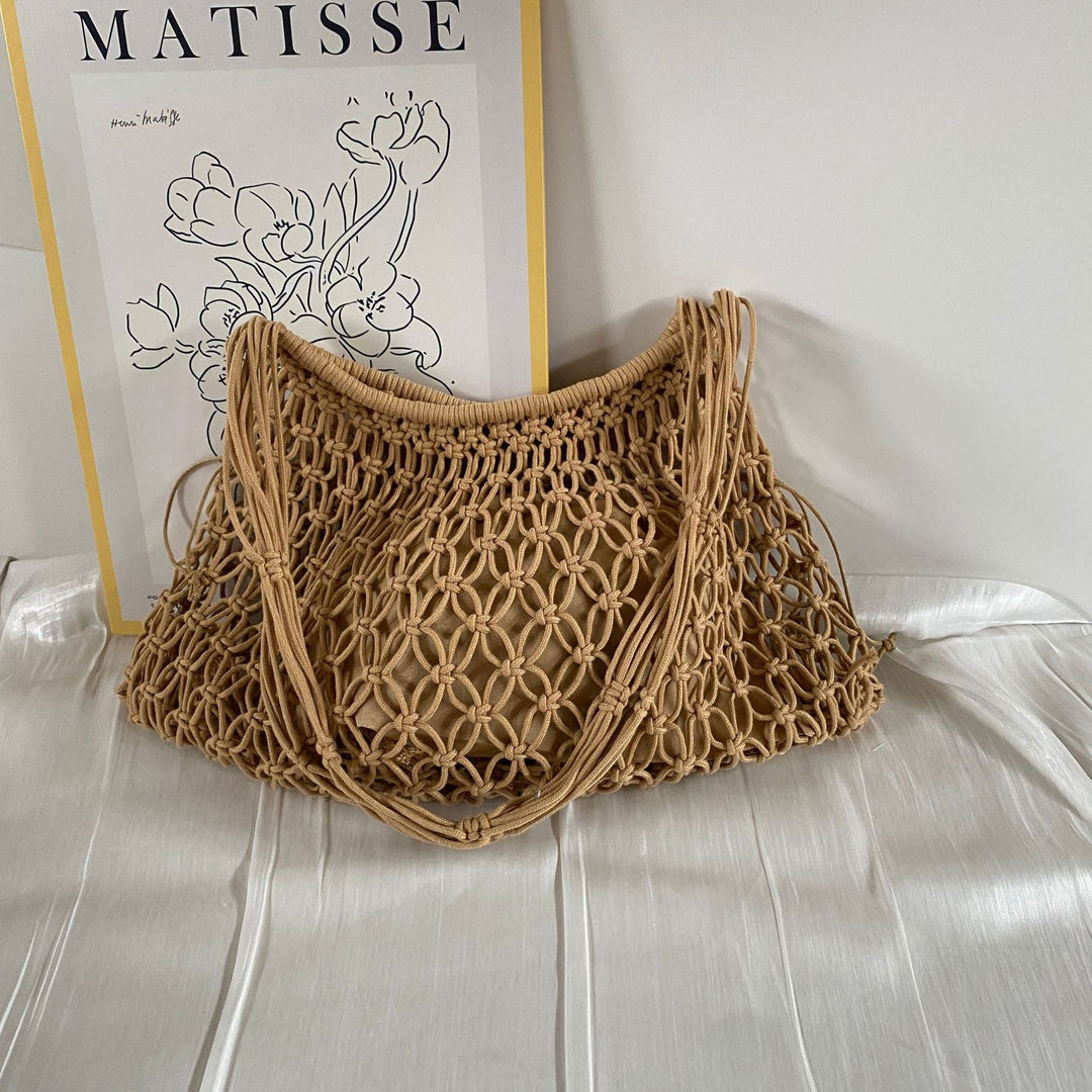 Hand-knotted shopping and leisure bag Bowlift