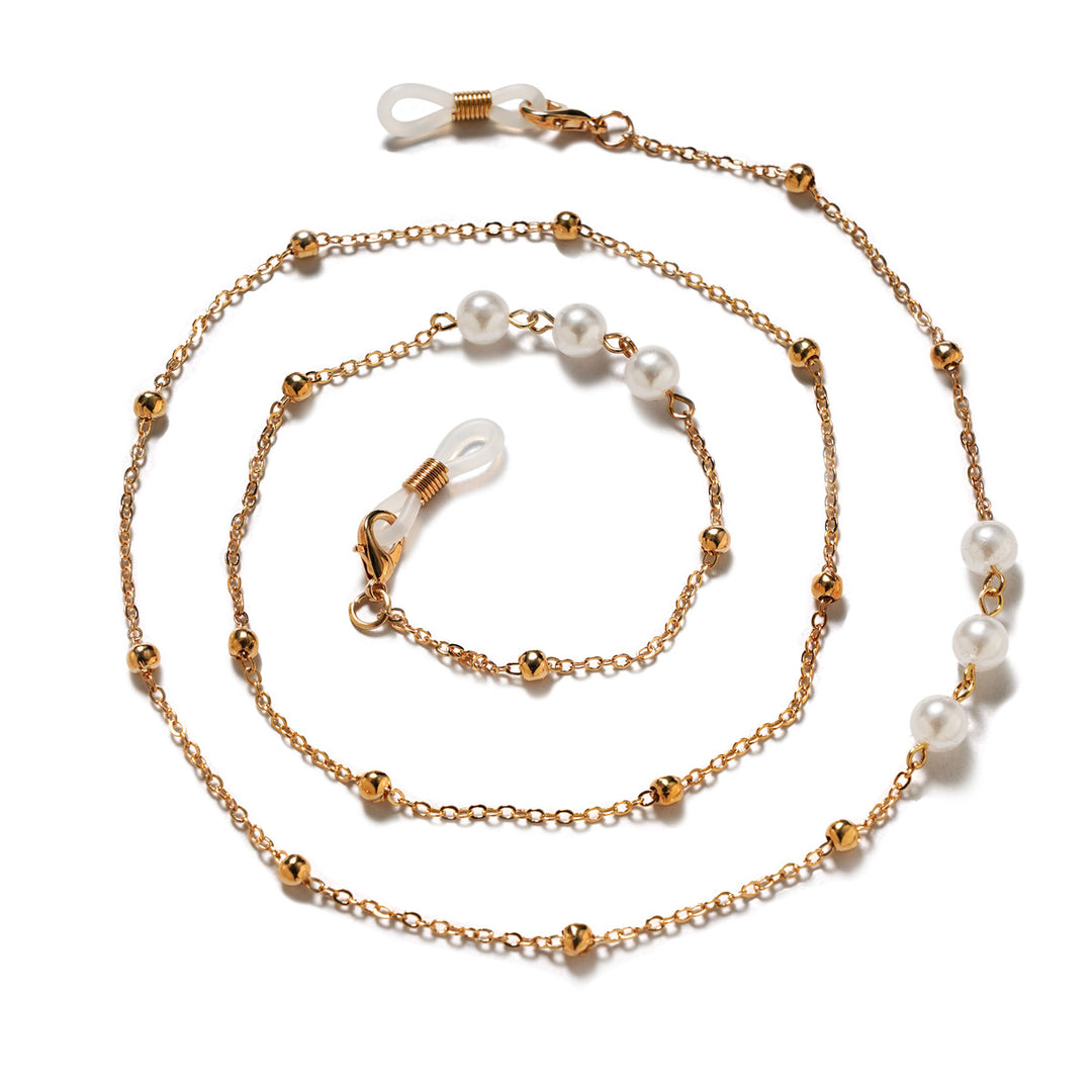 Elegant Pearl Eyewear Chain Bowlift