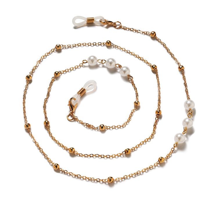 Elegant Pearl Eyewear Chain Bowlift