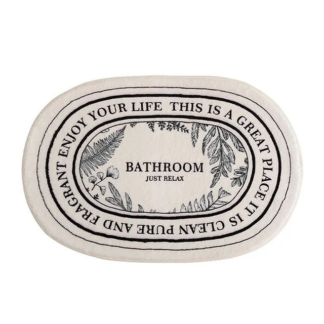 Decorative Floral Bath Mat
