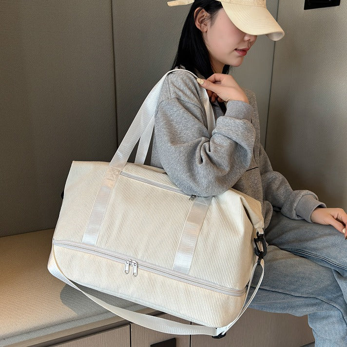 Corduroy Travel Weekender Bag Bowlift