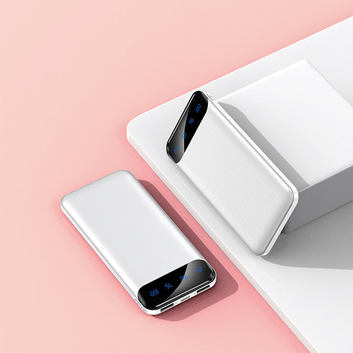 Portable power bank with digital smart display and fast charging speed Bowlift