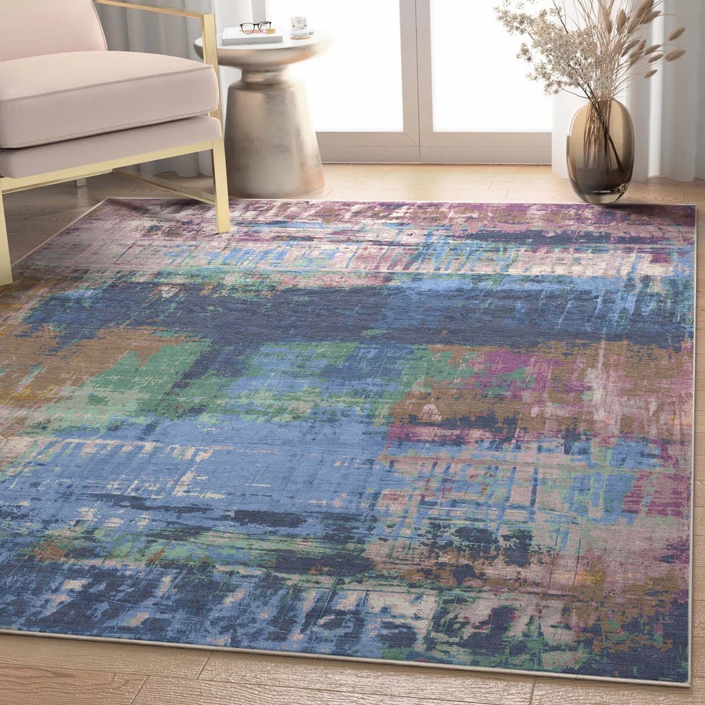Geometric Abstract Area Rug