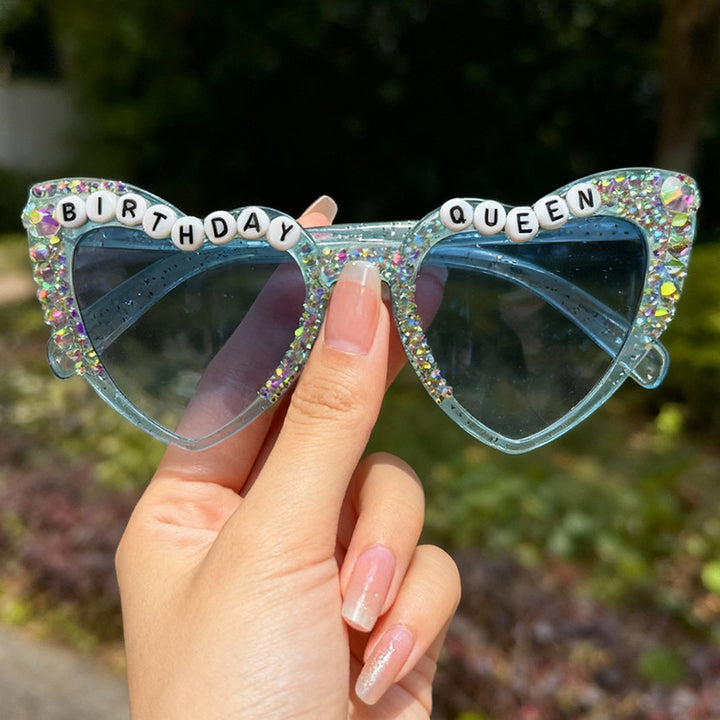 Decorative Cat-Eye Sunglasses Bowlift