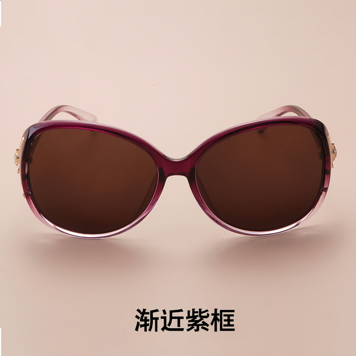 Ladies Luxurious Oversize Sunglasses with Stylish Decor Bowlift