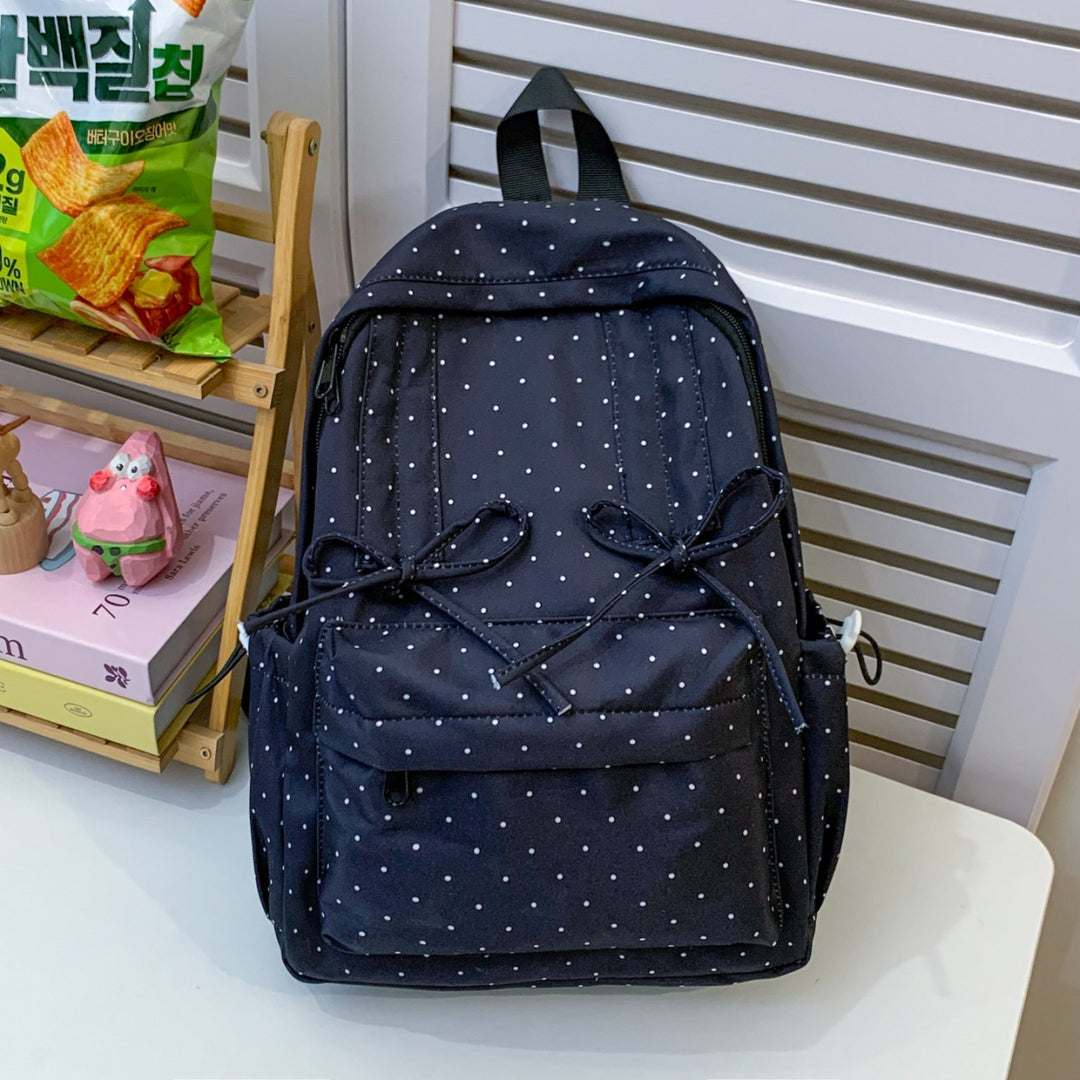 Polka Dot Laptop Backpack
