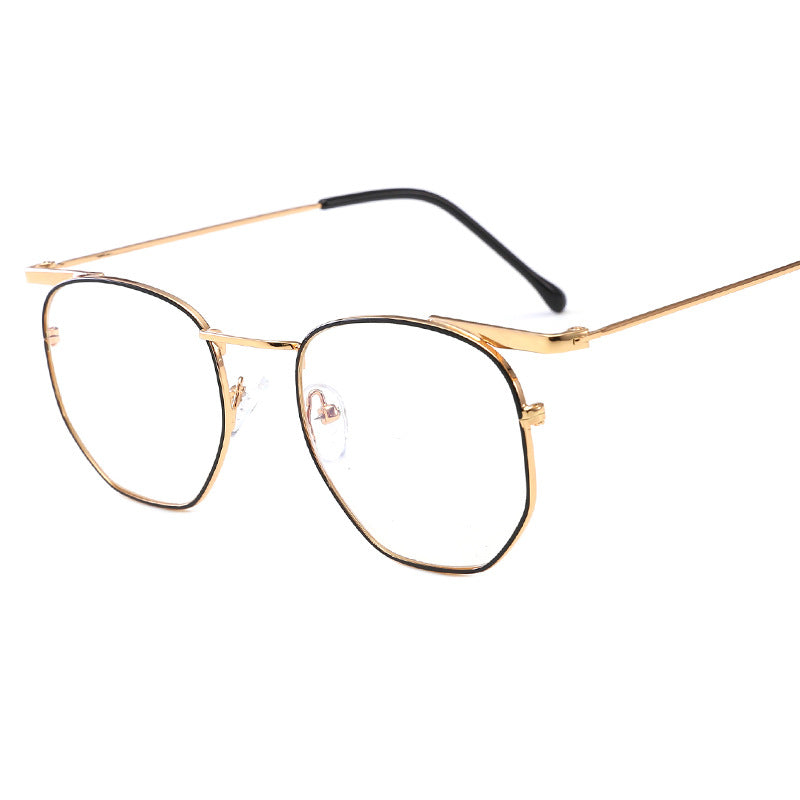 Women's fashionable geometric sunglasses with elegant metal frame Bowlift