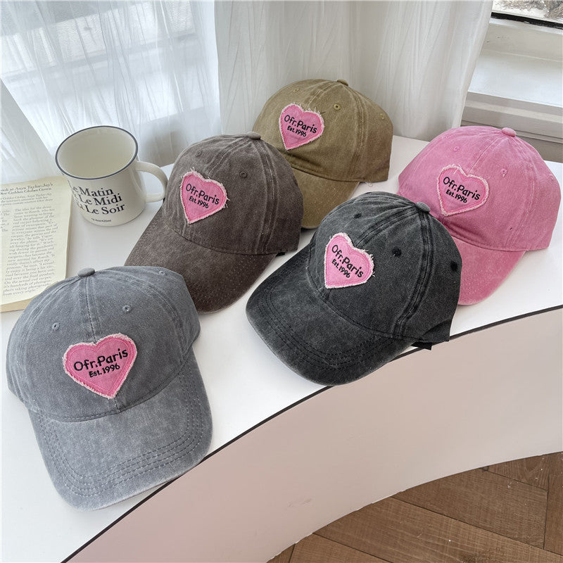 Women's Vintage-Inspired Embroidered Baseball Cap Bowlift