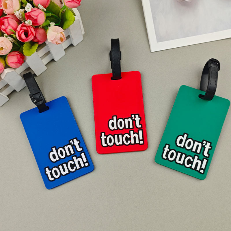 Unisex Luggage Tag with Eye-Catching Warning Message Bowlift