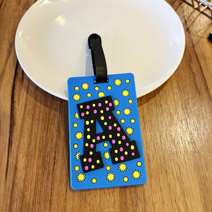 Playful Alphabet Luggage Tag Bowlift