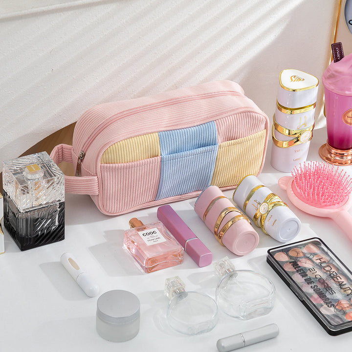 Stylish Textured Zippered Pencil Case Bowlift